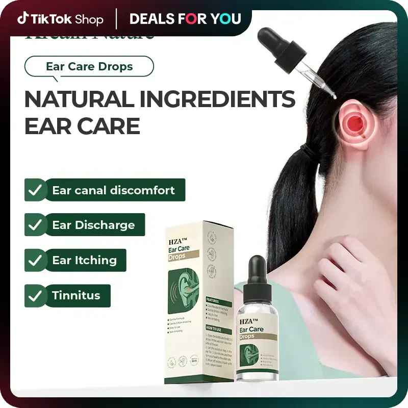 HZA ™ Ear Care Drops – Plant-Based Formula | FDA-Registered