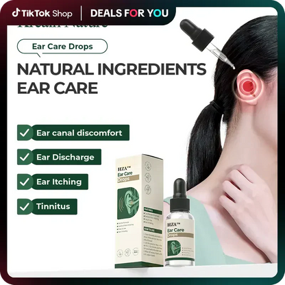 HZA ™ Ear Care Drops – Plant-Based Formula | FDA-Registered
