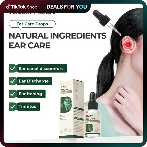 HZA ™ Ear Care Drops – Plant-Based Formula | FDA-Registered